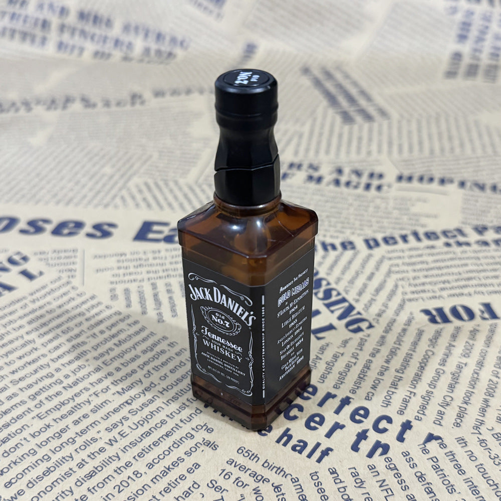 Personalized creative funny open flame direct inflatable Jack Daniels lighter