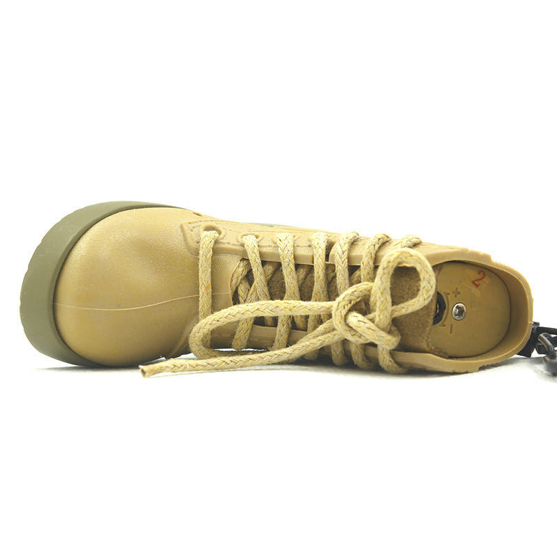 ZL601 military boots style with wine and fire windproof lighter keychain