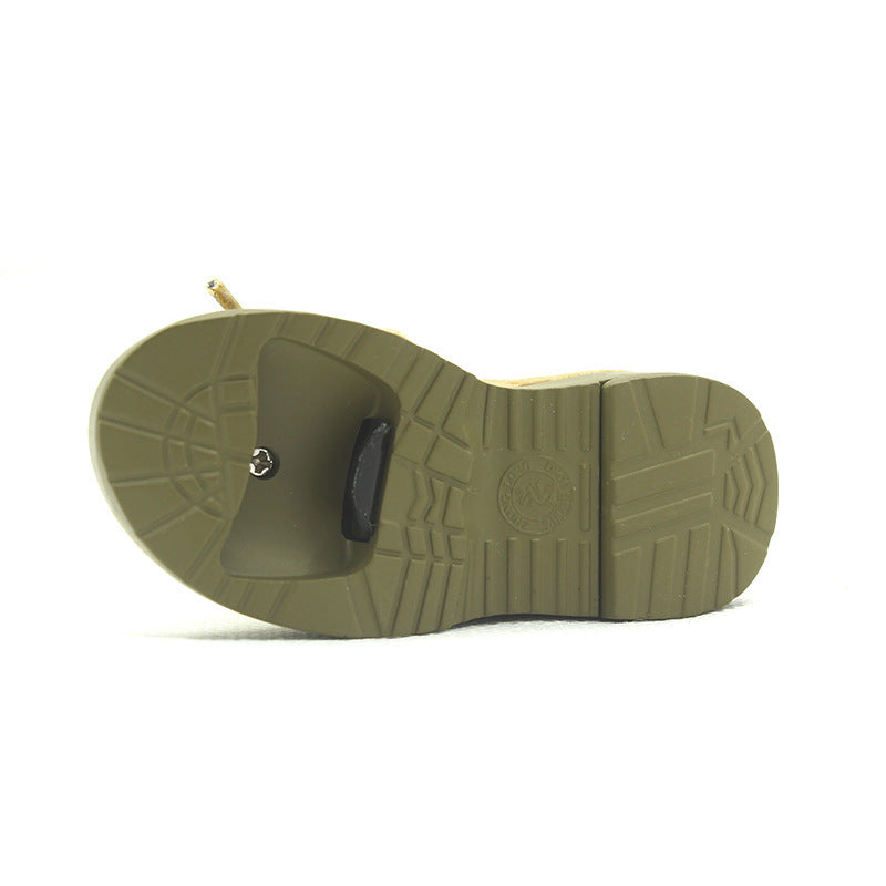 ZL601 military boots style with wine and fire windproof lighter keychain