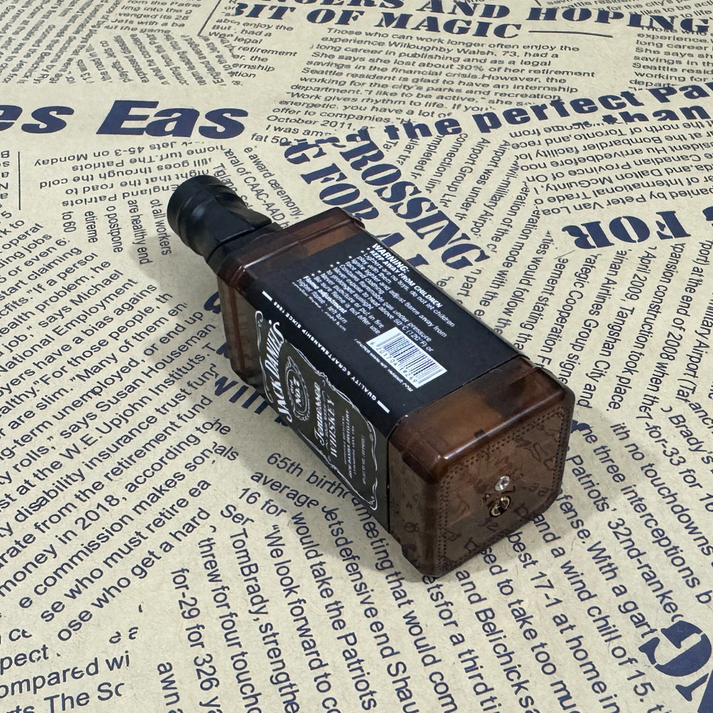 Personalized creative funny open flame direct inflatable Jack Daniels lighter