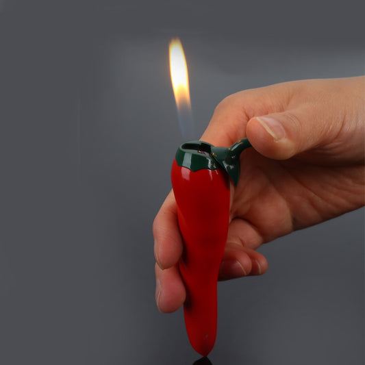 Hot pepper inflatable lighter