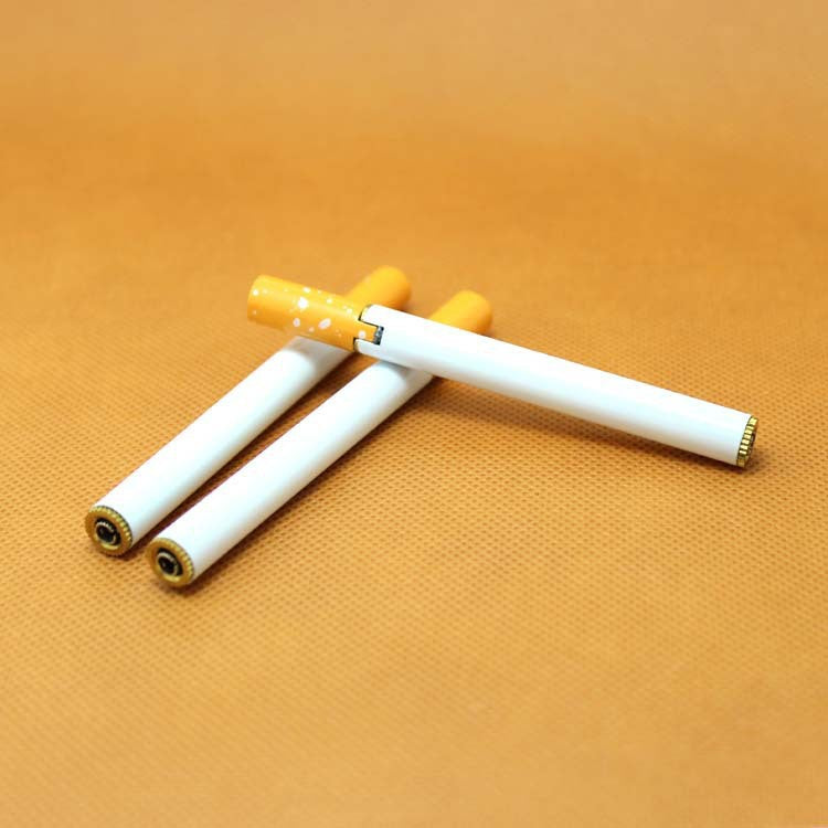 Mini fine cigarette lighter grinding wheel open fire lighter metal small fine cigarette trick personalized creative lighter